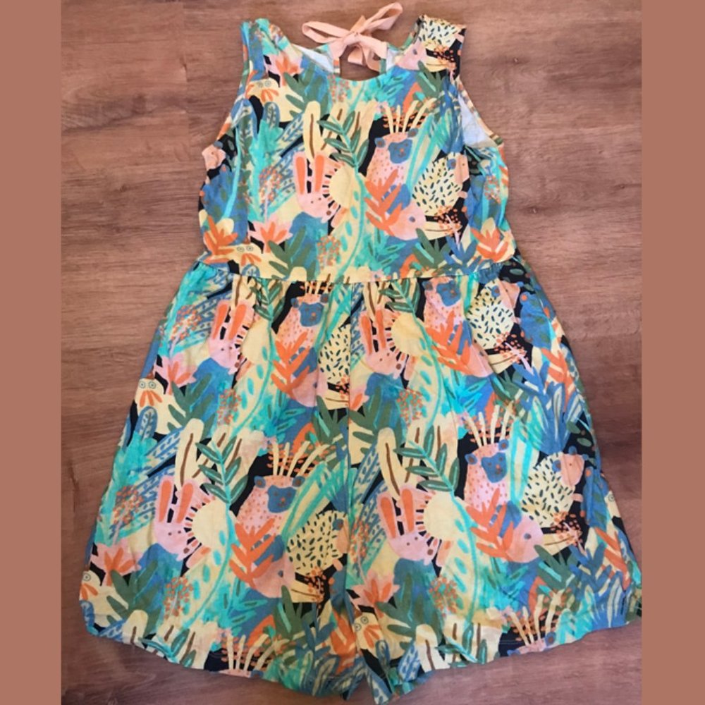 Tropical Print Fabula Dress/ Skort (jumper)